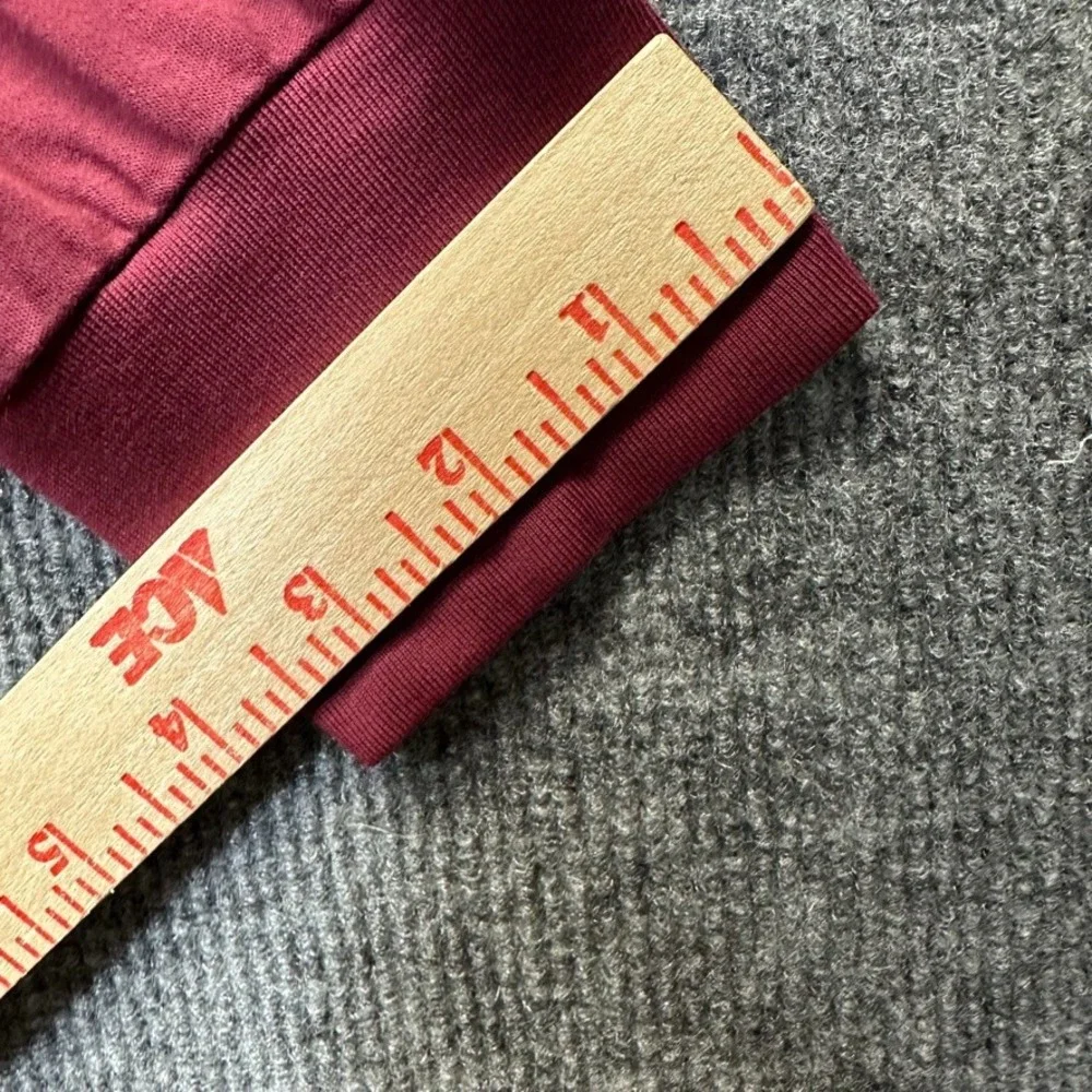 Polo Ralph Lauren Mens XL Classic Fit Long Sleeve Polo Shirt Burgundy Maroon